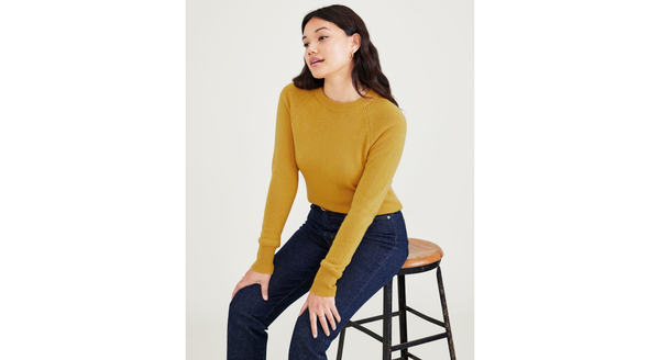 Dockers Crewneck Sweater Classic Fit Orange