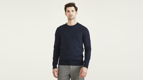 Dockers Crewneck Sweater Regular Fit Blue