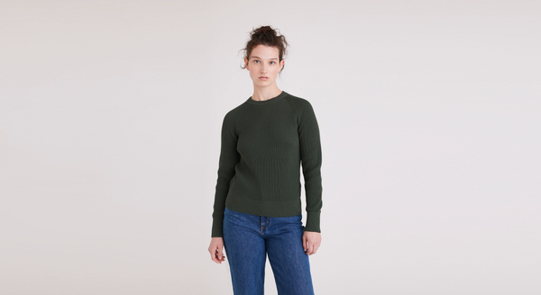 Dockers Crewneck Sweater Regular Fit Green