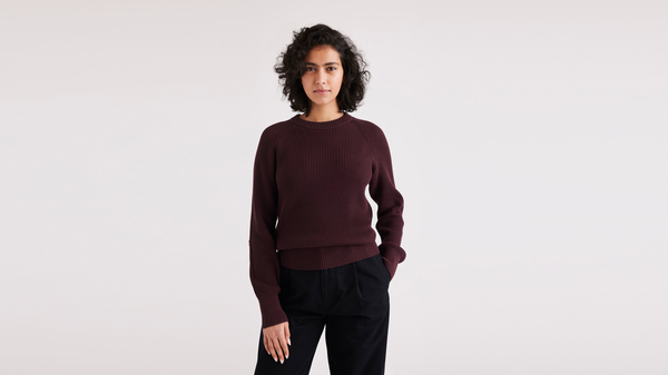 Dockers Crewneck Sweater Regular Fit Purple