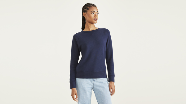 Dockers Crewneck Sweatshirt Classic Fit Blue