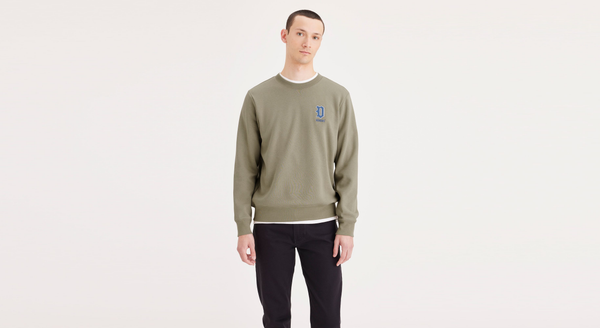 Dockers Crewneck Sweatshirt Regular Fit Green