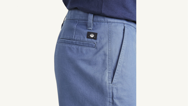 Dockers Cropped Khakis Straight Fit Blue