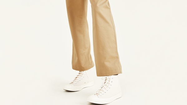 Dockers Cropped Khakis Straight Fit Tan