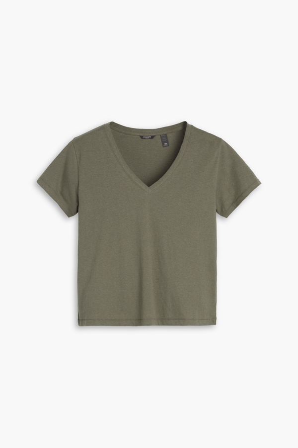 Dockers Deep V-Neck Tee Regular Fit Green