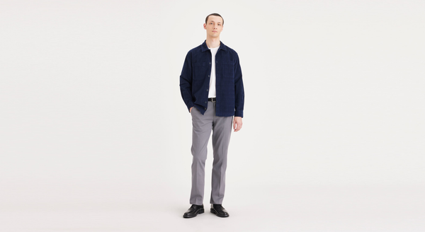 Dockers Easy Khakis Straight Fit Burma Grey