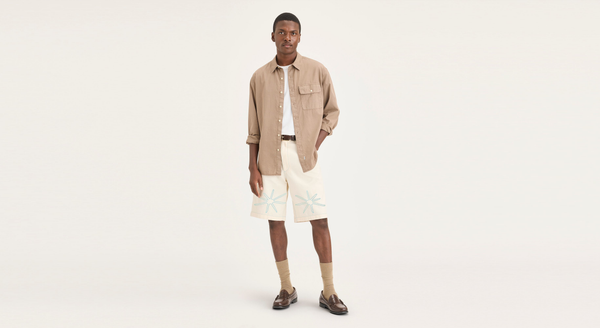 Dockers Eighty-Six 10" Shorts Loose Fit Tan