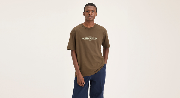 Dockers Eighty-Six Tee Relaxed Fit Brown