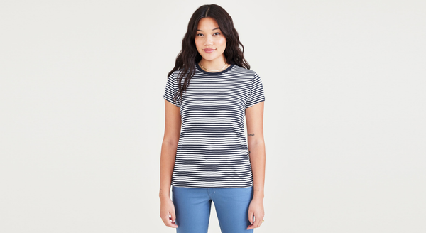 Dockers Favorite Tee Shirt Slim Fit Blue