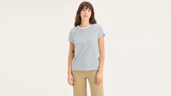 Dockers Favorite Tee Shirt Slim Fit Blue