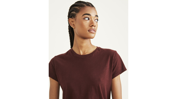 Dockers Favorite Tee Shirt Slim Fit Brown