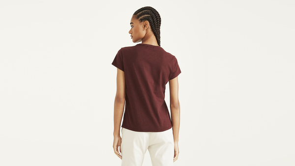 Dockers Favorite Tee Shirt Slim Fit Brown