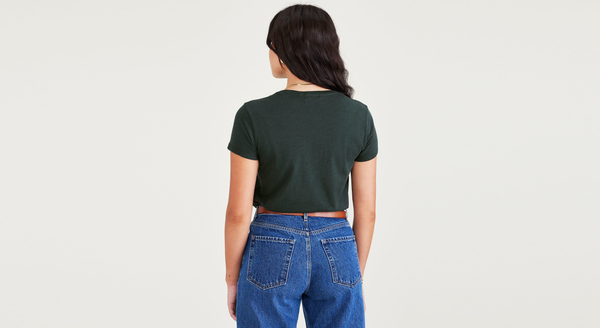 Dockers Favorite Tee Shirt Slim Fit Green