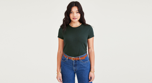 Dockers Favorite Tee Shirt Slim Fit Green
