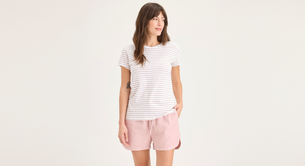 Dockers Favorite Tee Shirt Slim Fit Pink