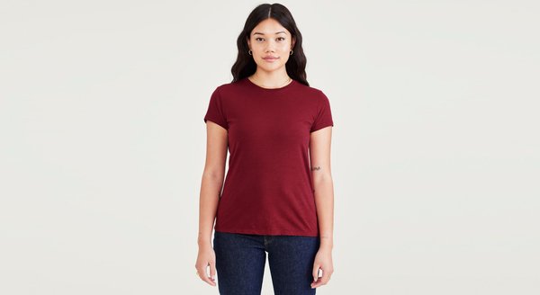 Dockers Favorite Tee Shirt Slim Fit Red