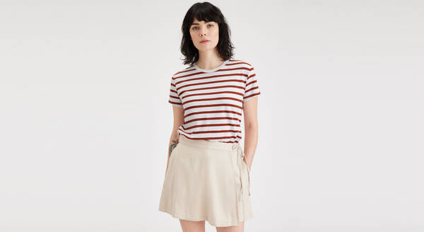 Dockers Favorite Tee Shirt Slim Fit Red