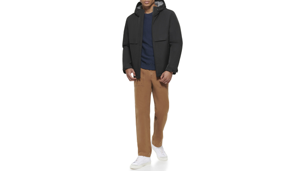 Dockers Flex Tech Welded Flange Hoodie Black