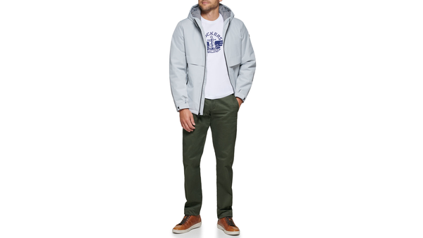 Dockers Flex Tech Welded Flange Hoodie Grey