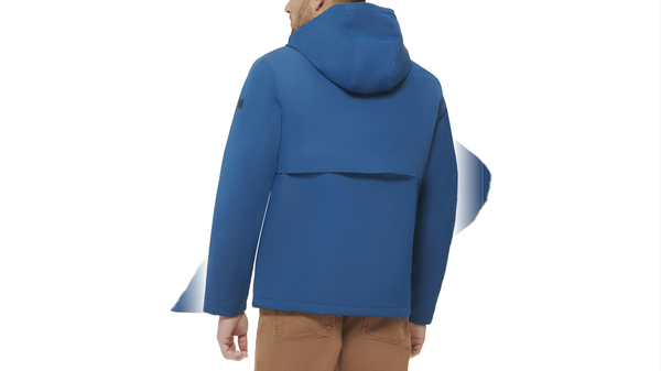 Dockers Flex Tech Welded Flange Hoodie Ocean Blue
