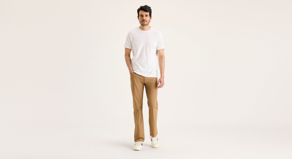 Dockers Go Airweave 5-Pocket Straight Fit Brown
