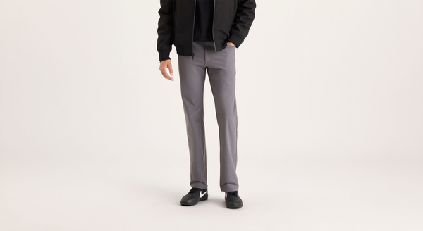 Dockers Go Airweave 5-Pocket Straight Fit Grey