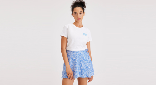 Dockers Graphic Tee Shirt Slim Fit Lucent White