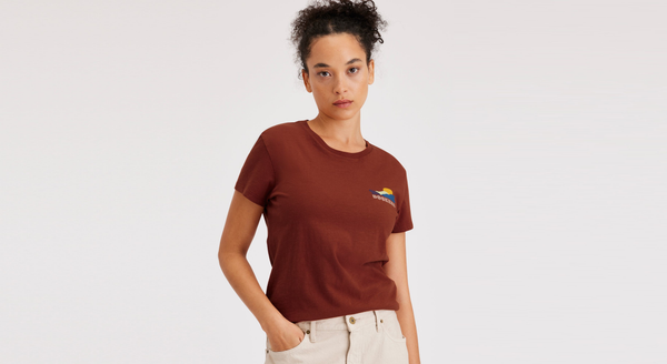Dockers Graphic Tee Shirt Slim Fit Red