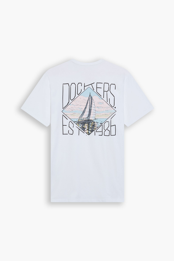 Dockers Graphic Tee Slim Fit Lucent White