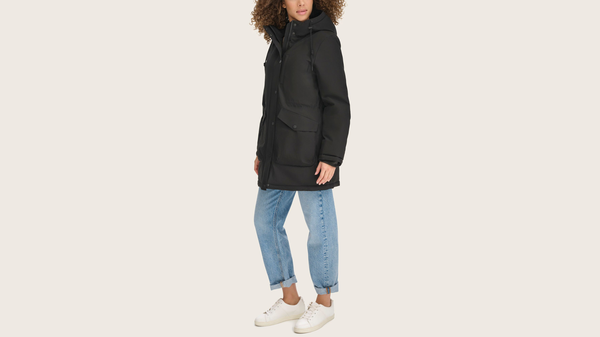 Dockers Hooded Parka Black