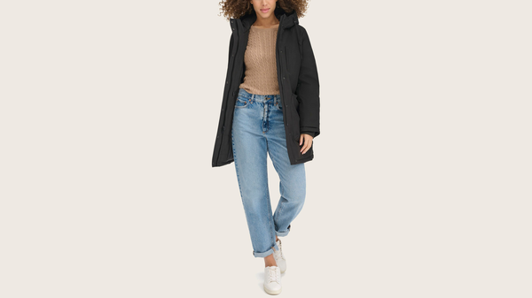 Dockers Hooded Parka Black