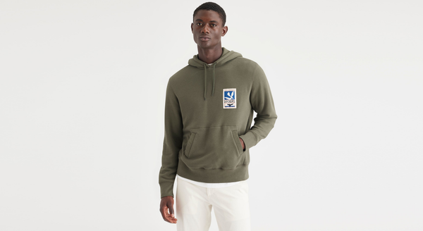 Dockers Hoodie Regular Fit Army Green