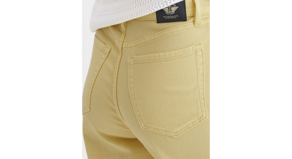Dockers Jean Cut Pants High Straight Fit Yellow