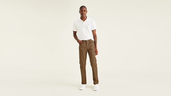Dockers Jean Cut Pants Straight Fit Brown