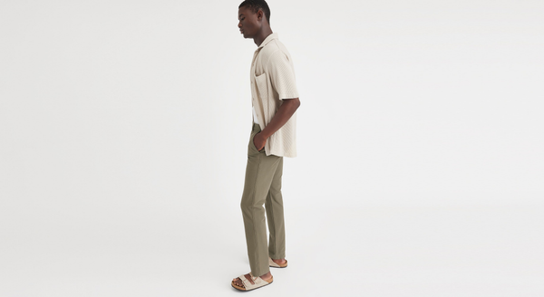 Dockers Knit Button Up Regular Fit Grey