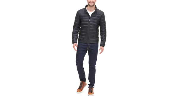 Dockers Lightweight Nylon Packable Jacket Black