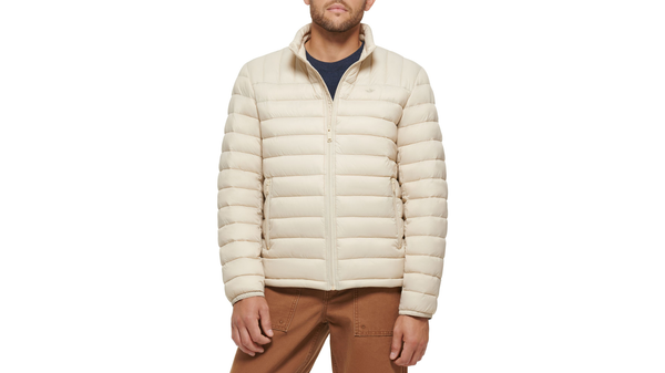 Dockers Lightweight Nylon Packable Jacket Khaki