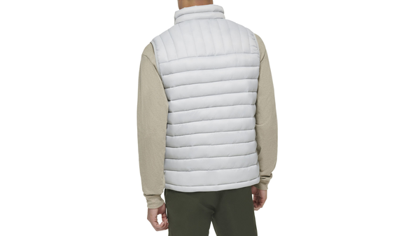 Dockers Lightweight Nylon Packable Vest Grey