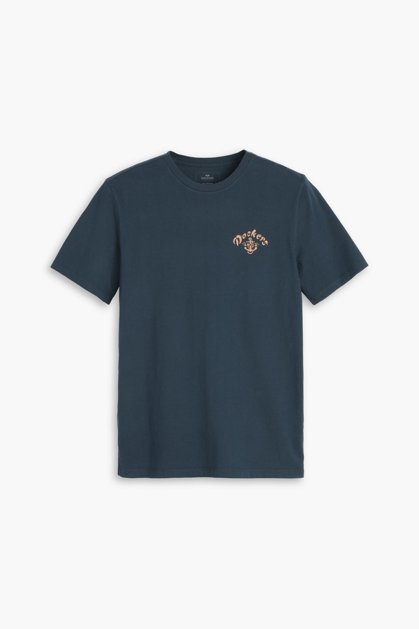 Dockers Logo Tee Slim Fit Blue