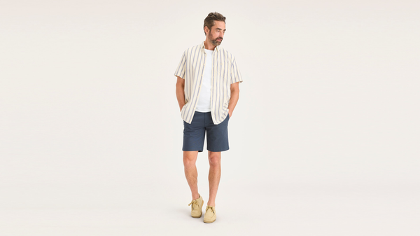 Dockers Logo Tee Slim Fit Lucent White