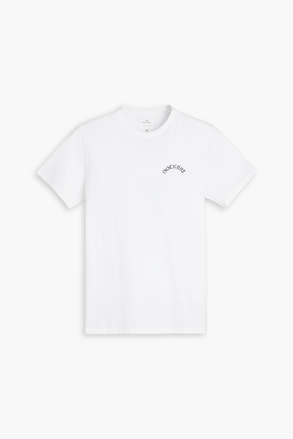 Dockers Logo Tee Slim Fit Lucent White
