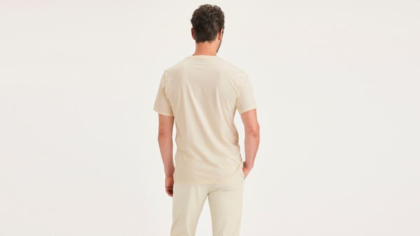 Dockers Logo Tee Slim Fit Tan