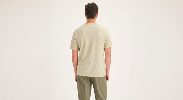 Dockers Logo Tee Slim Fit Tan