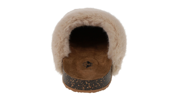 Dockers Luxe Faux Fur Slip-on Clog Tan