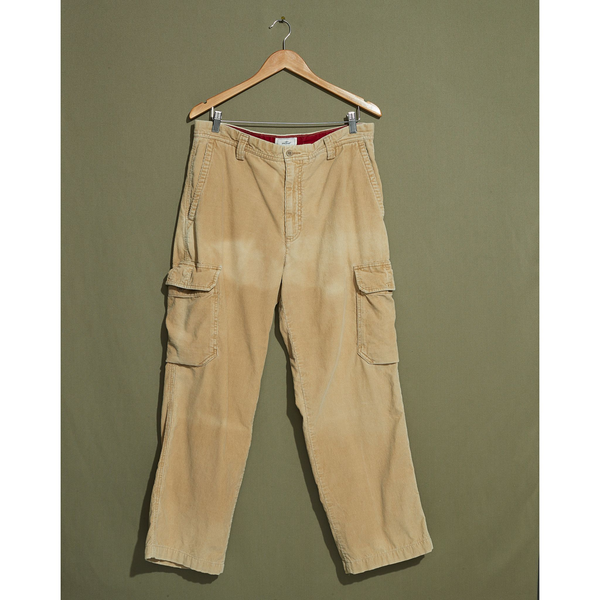 Dockers Microcord Cargo Pants - 34 x 29 Khaki