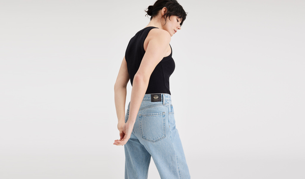 Dockers Mid-Rise Jeans Relaxed Fit Blue