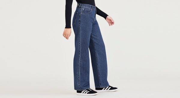 Dockers Mid-Rise Jeans Relaxed Fit Blue