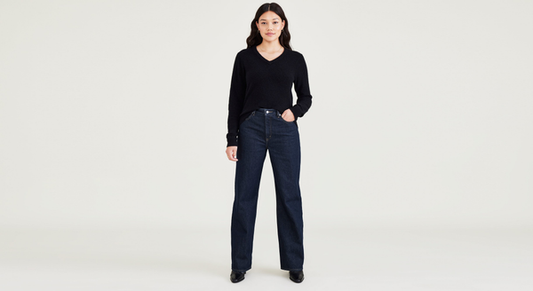 Dockers Mid-Rise Jeans Relaxed Fit Blue