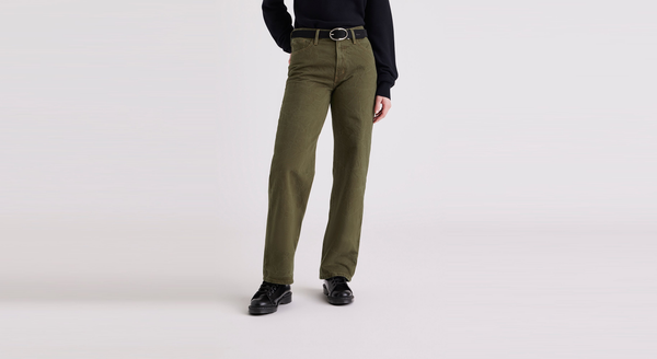 Dockers Mid-Rise Jeans Relaxed Fit Green