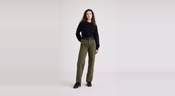 Dockers Mid-Rise Jeans Relaxed Fit Green